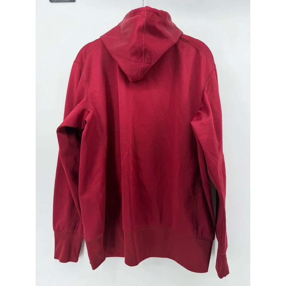 Nike Baseball Dri-FIT Hoodie Maroon Red Pullover Sweatshirt Mens Medium 1485